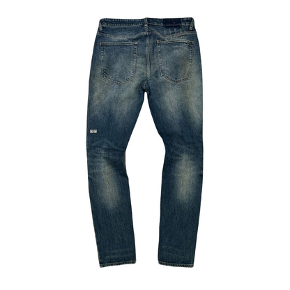 Ksubi Van Winkle Skinny Denim Jeans Trashed Wash
