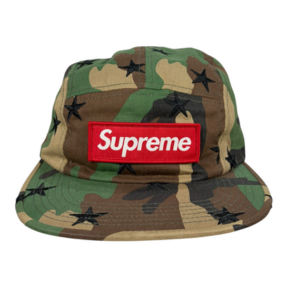 Supreme Stars Camp Cap Olive Camo