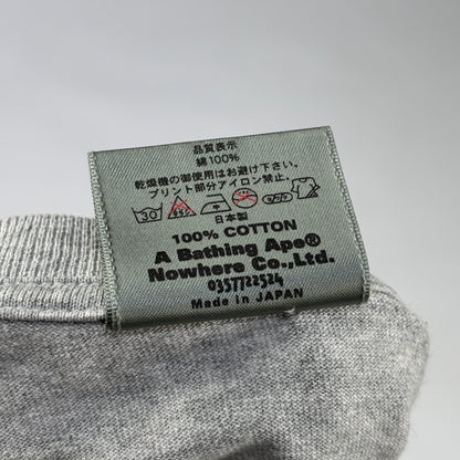 BAPE x Kaws Blue ABC Bendy Camo Bathing Ape Tee Grey
