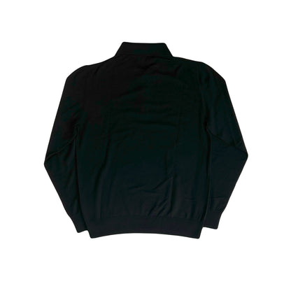 Moncler LS Polo Shirt Black