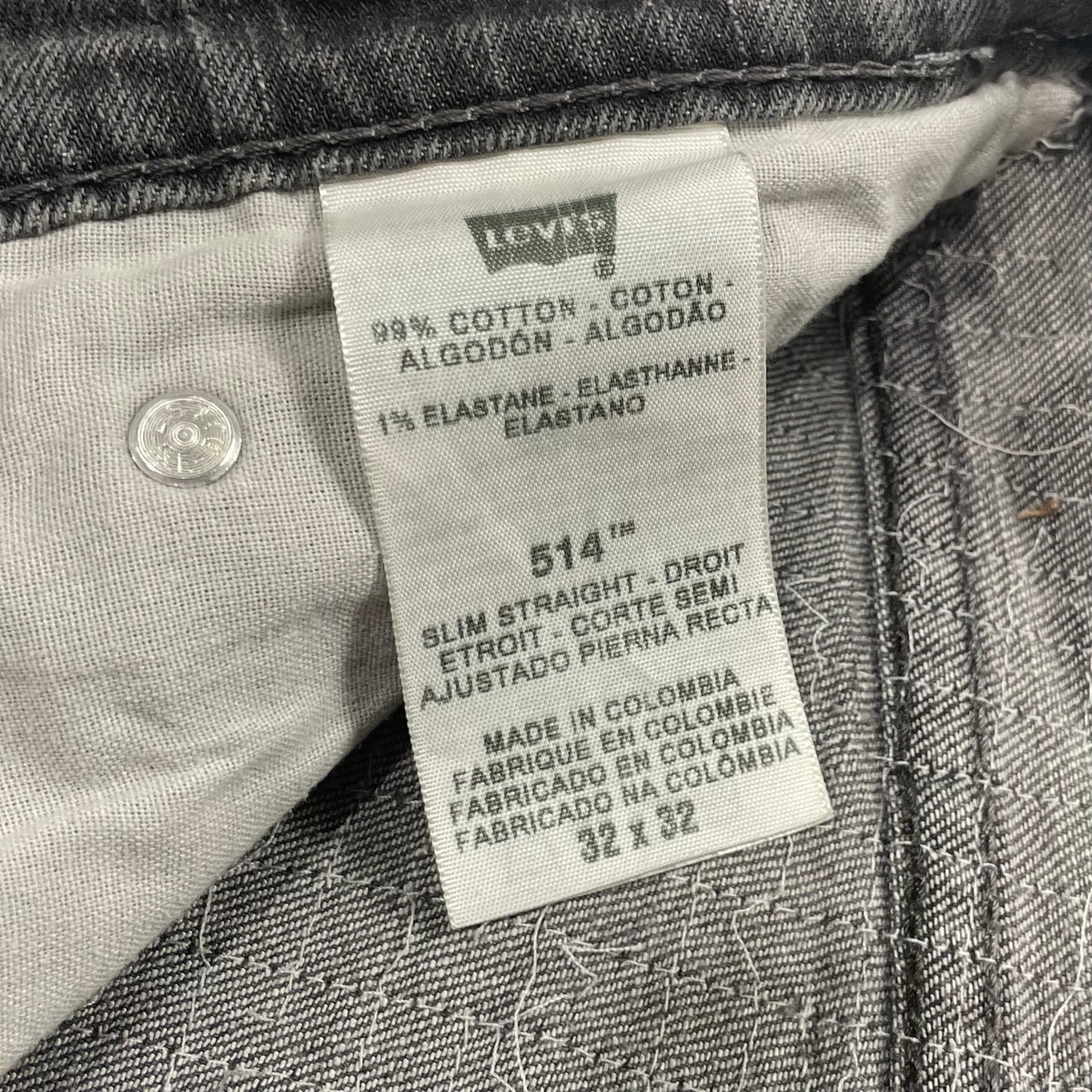 Produit de Flacko Reconstructed 2 Tone Boro Levi's Denim Grey/Blue