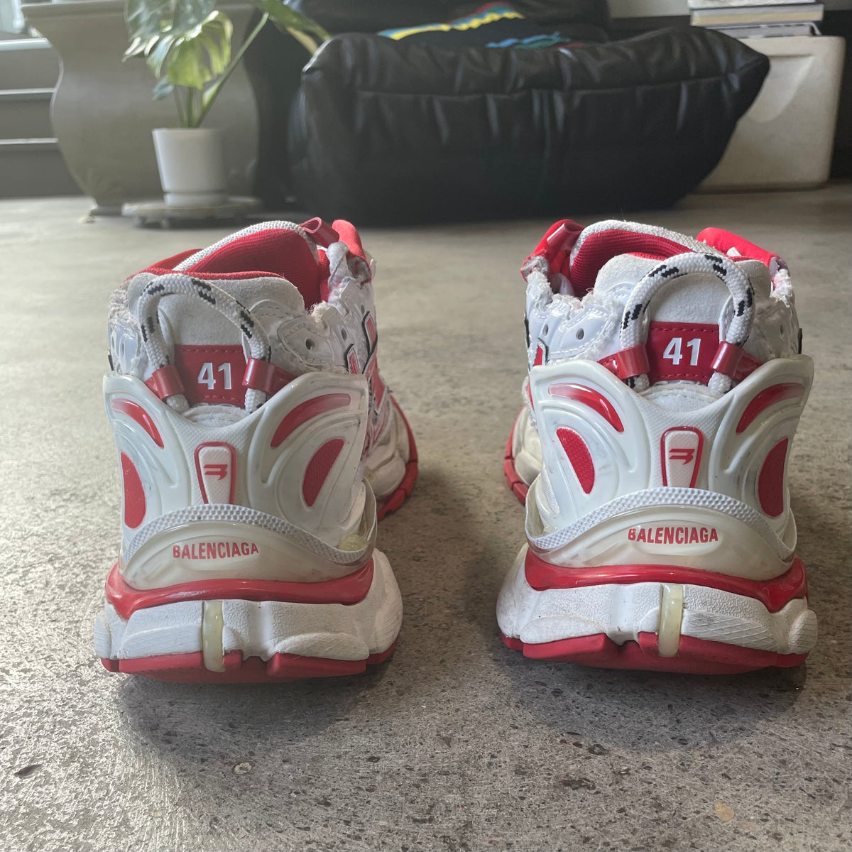 Balenciaga Runner White Red