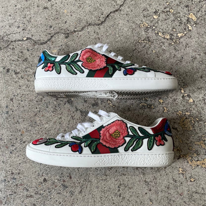 Gucci Ace Embroidered Floral