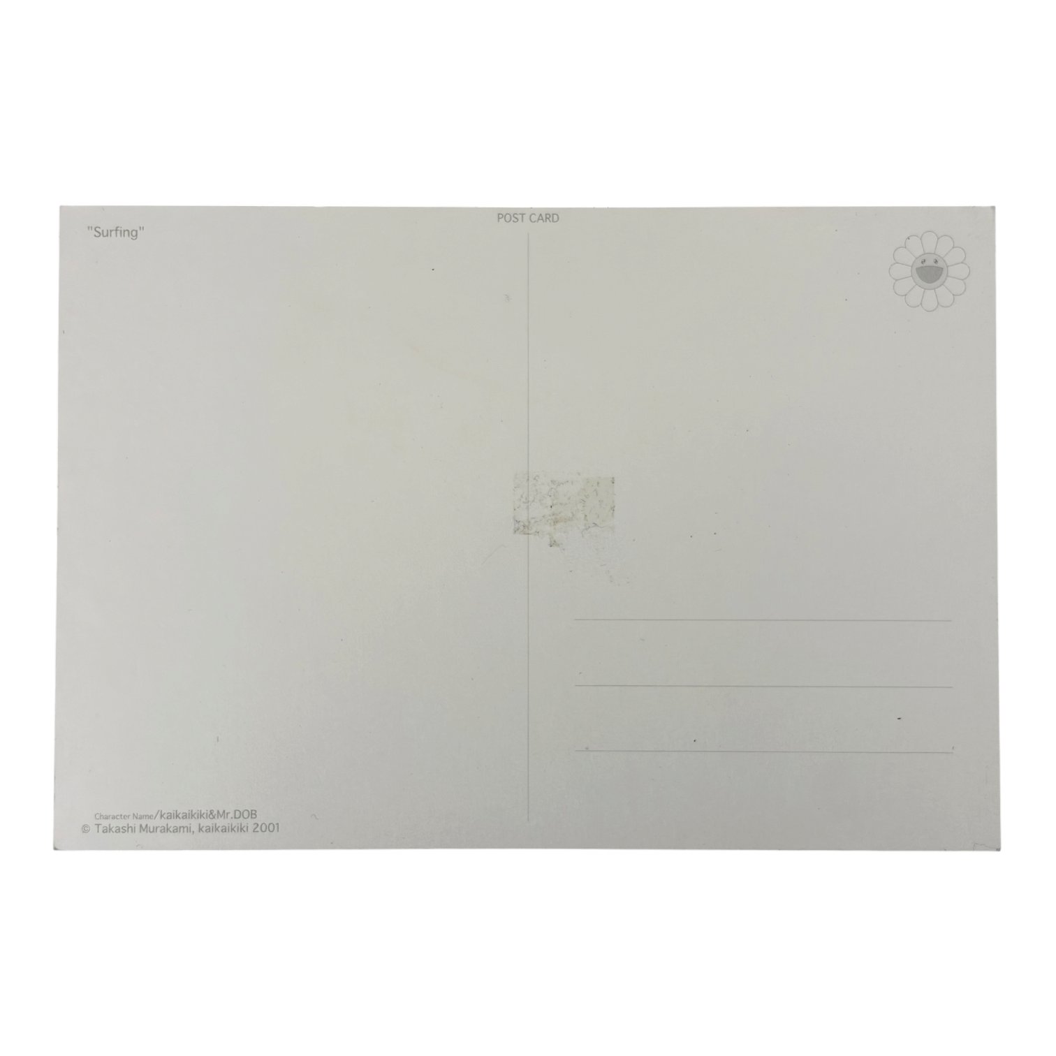 Takashi Murakami Postcard "Surfing"
