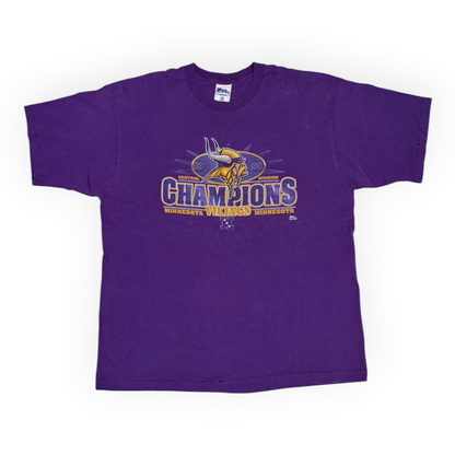 '98 Minnesota Vikings NFC Champs Tee Purple