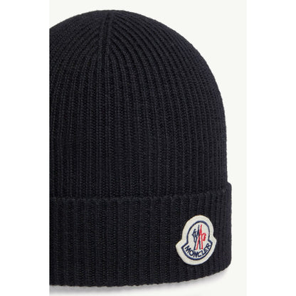 Moncler Wool Beanie Black