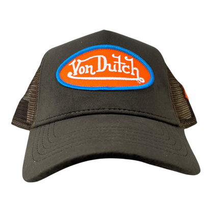 Von Dutch Hollywood Velvet Trucker Hat Black
