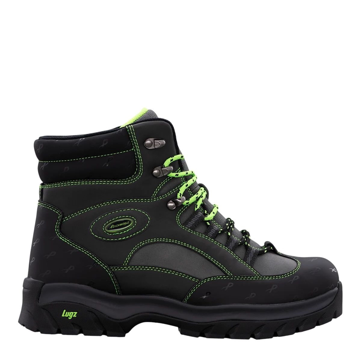 Lugz Ridgeline Psychworld Chukka Boot Charcoal/Asphalt/Black Green