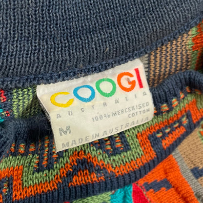 90's Coogi 3D Knit Sweater Multicolor