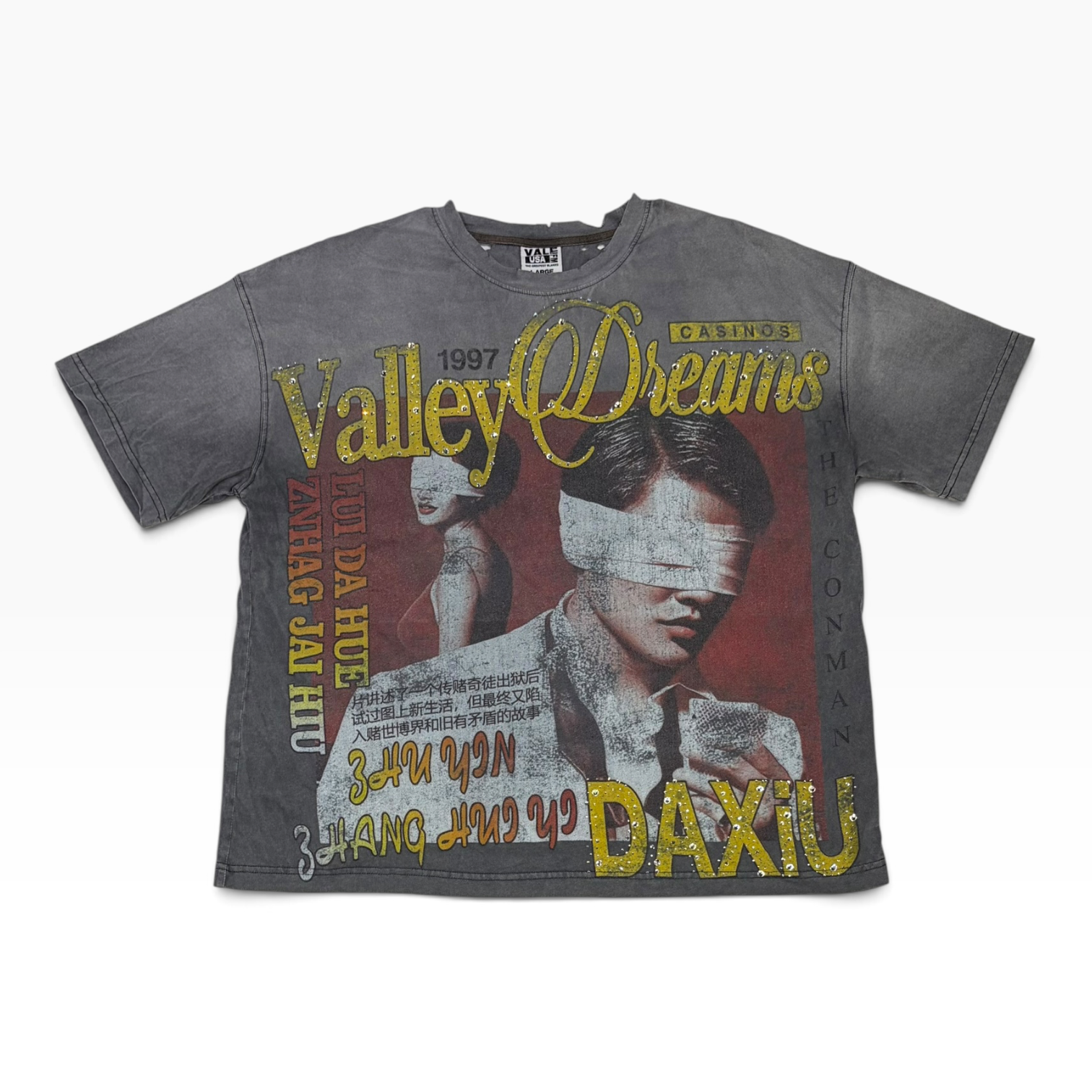 Vale Forever Charcoal Casino Tee Grey