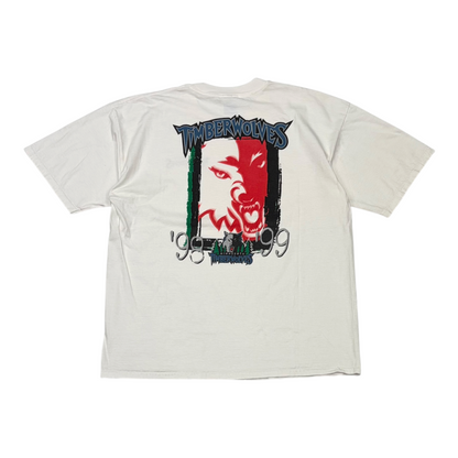 98-99' Minnesota Timberwolves Tee White