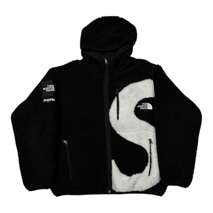 Supreme The North Face S Logo Fleece Jacket Black