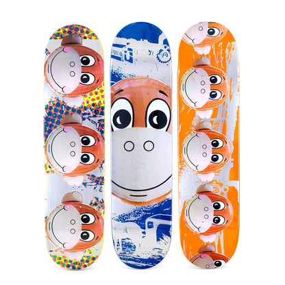 Supreme x Jeff Koons Monkey Train Skateboard (Set of 3)