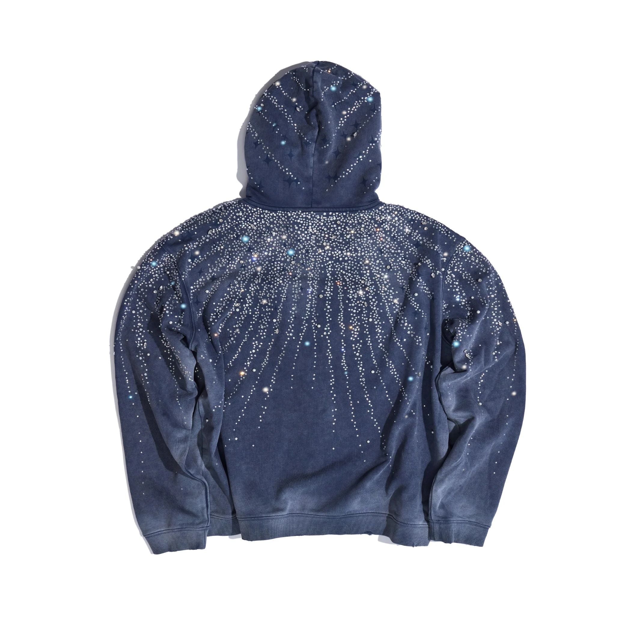 Birth of Royal Child 20K Stellar Diamond Hoodie Blue