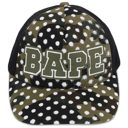BAPE x Joshua Vides Mesh Trucker Hat Green
