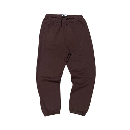 FTP Imprint Logo Sweatpants Brown