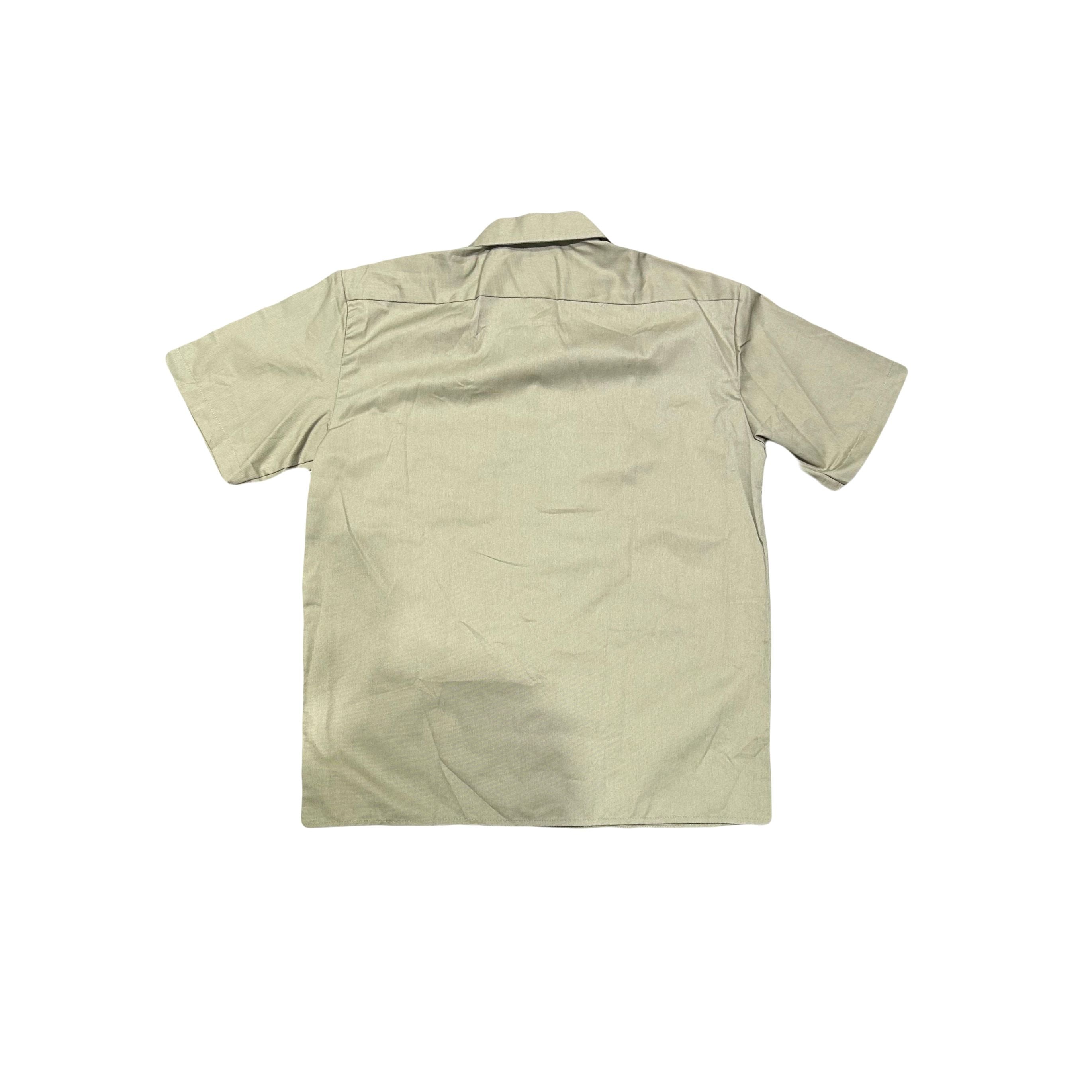 Awful Lot of Cough Syrup Dickies Button Down Tan