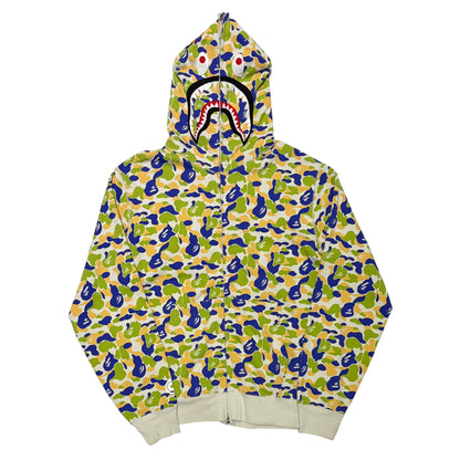 BAPE Store New Jersey Separate Shark Full Zip Hoodie Multicolor