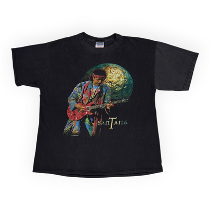 90's Carlos Santana Tee Black