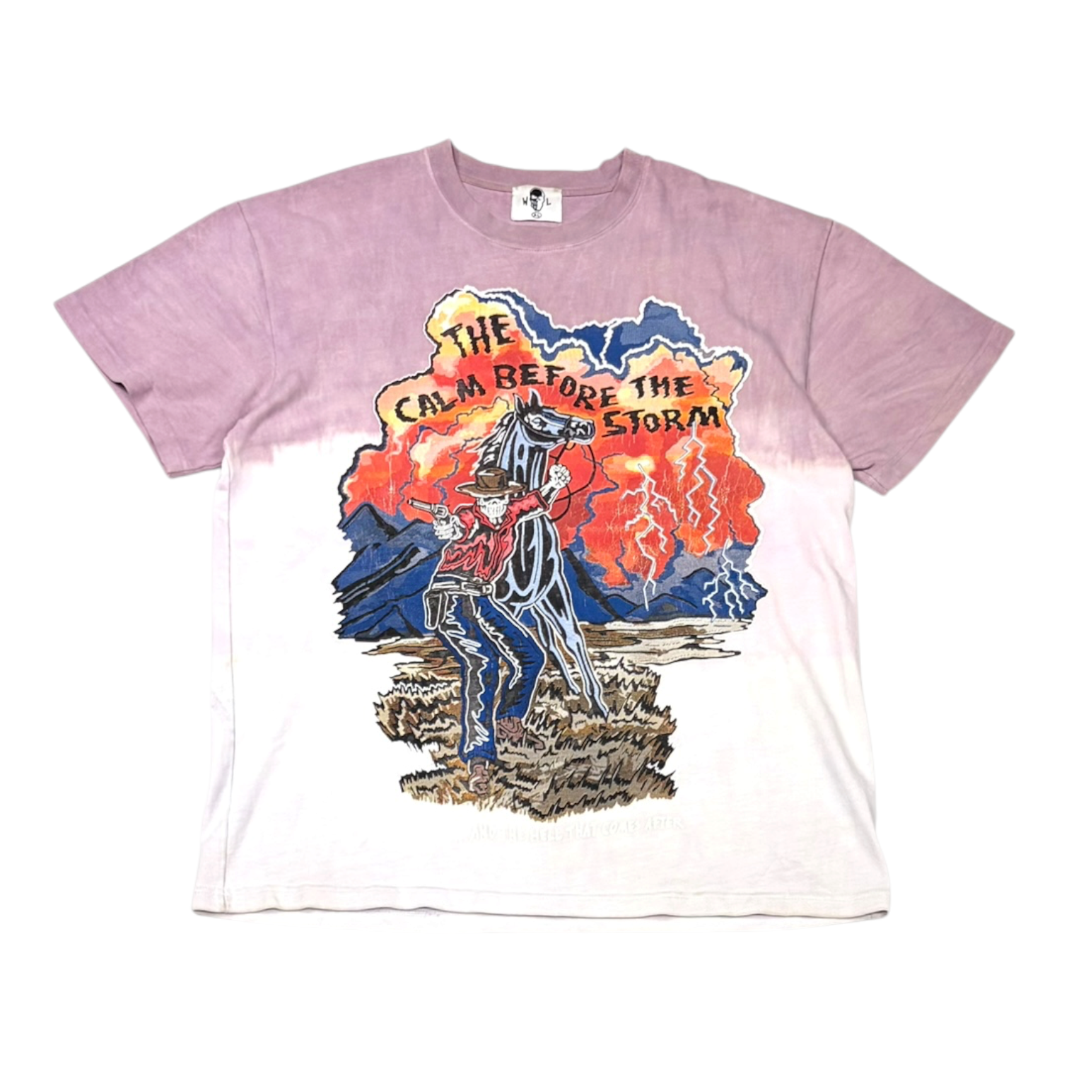Warren Lotas The Calm Before the Storm Tee Purple Ombre