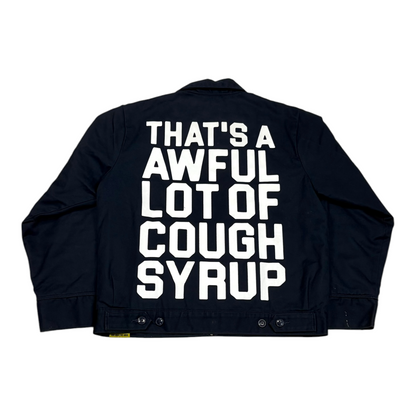 Awful Lot of Cough Syrup Dickies Jacket Navy