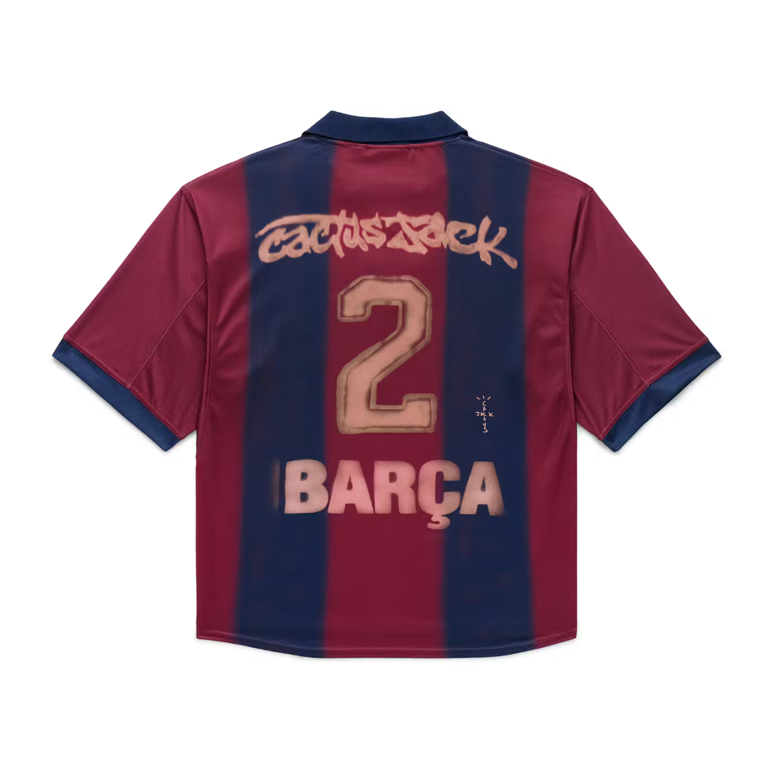 Travis Scott x Nike x FC Barcelona Retro 2000/01 Home Skeleton Jersey Multicolor