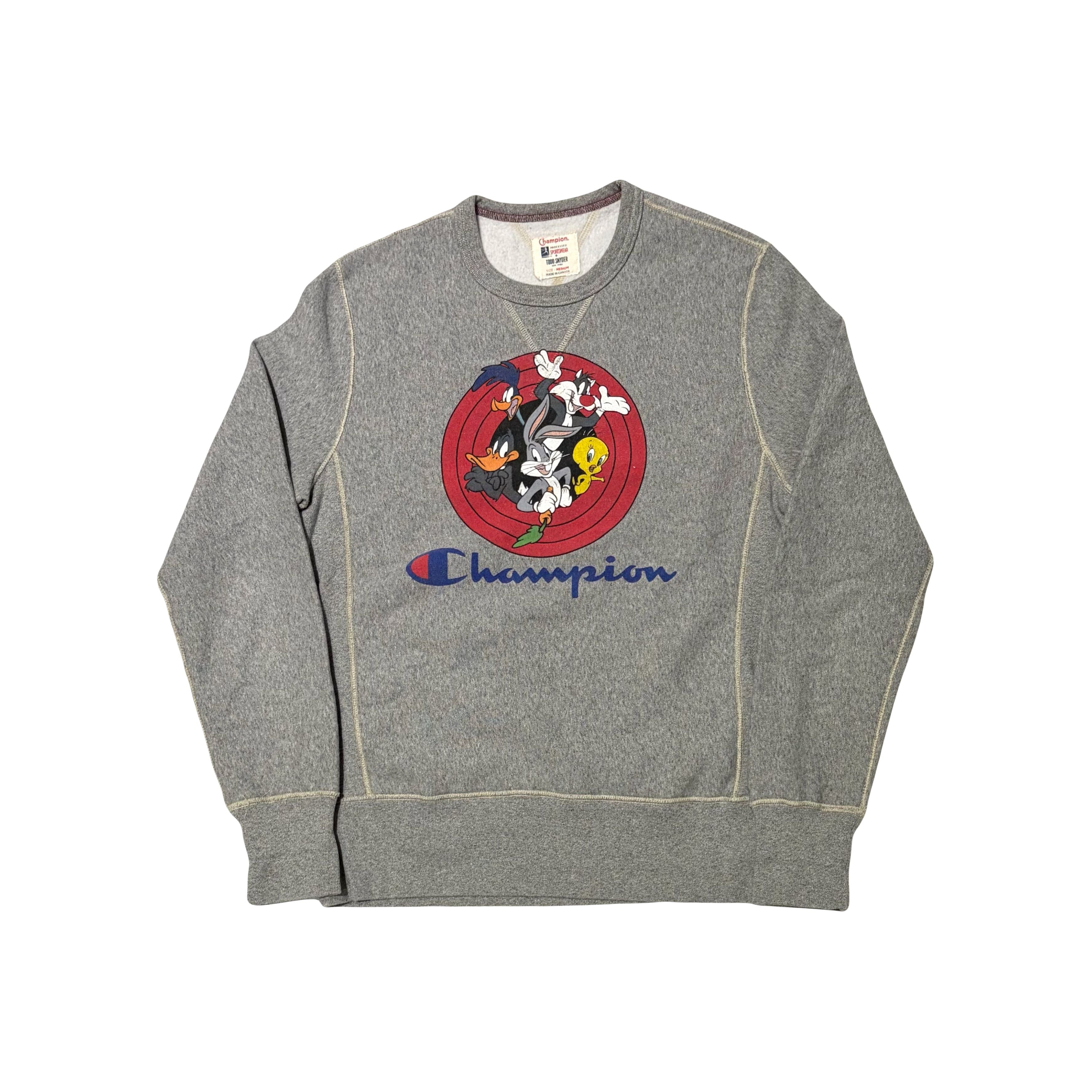 Champion x Todd Snyder Looney Tunes Gang Reverse Weave Crew