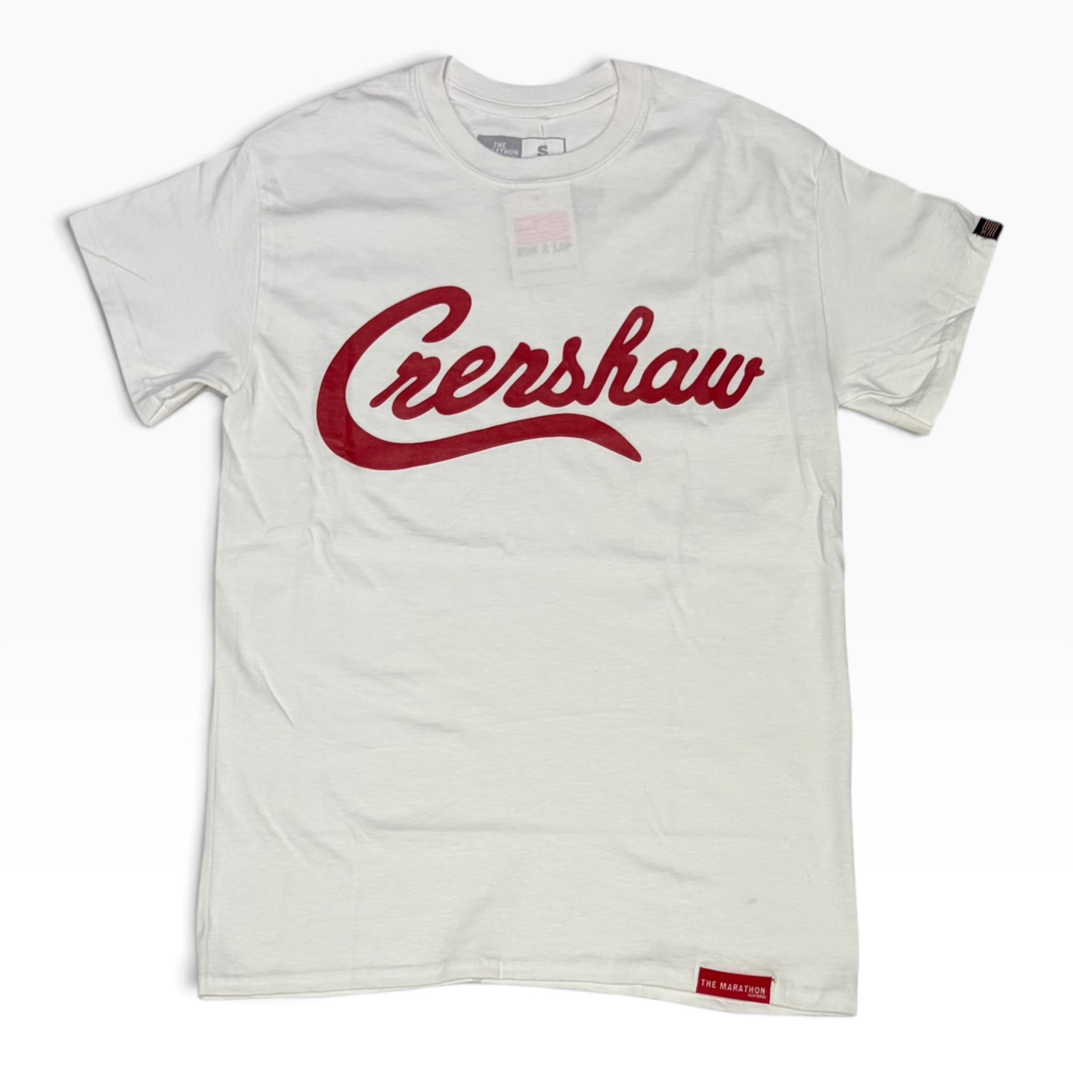 The Marathon Clothing Crenshaw Tee White/Red