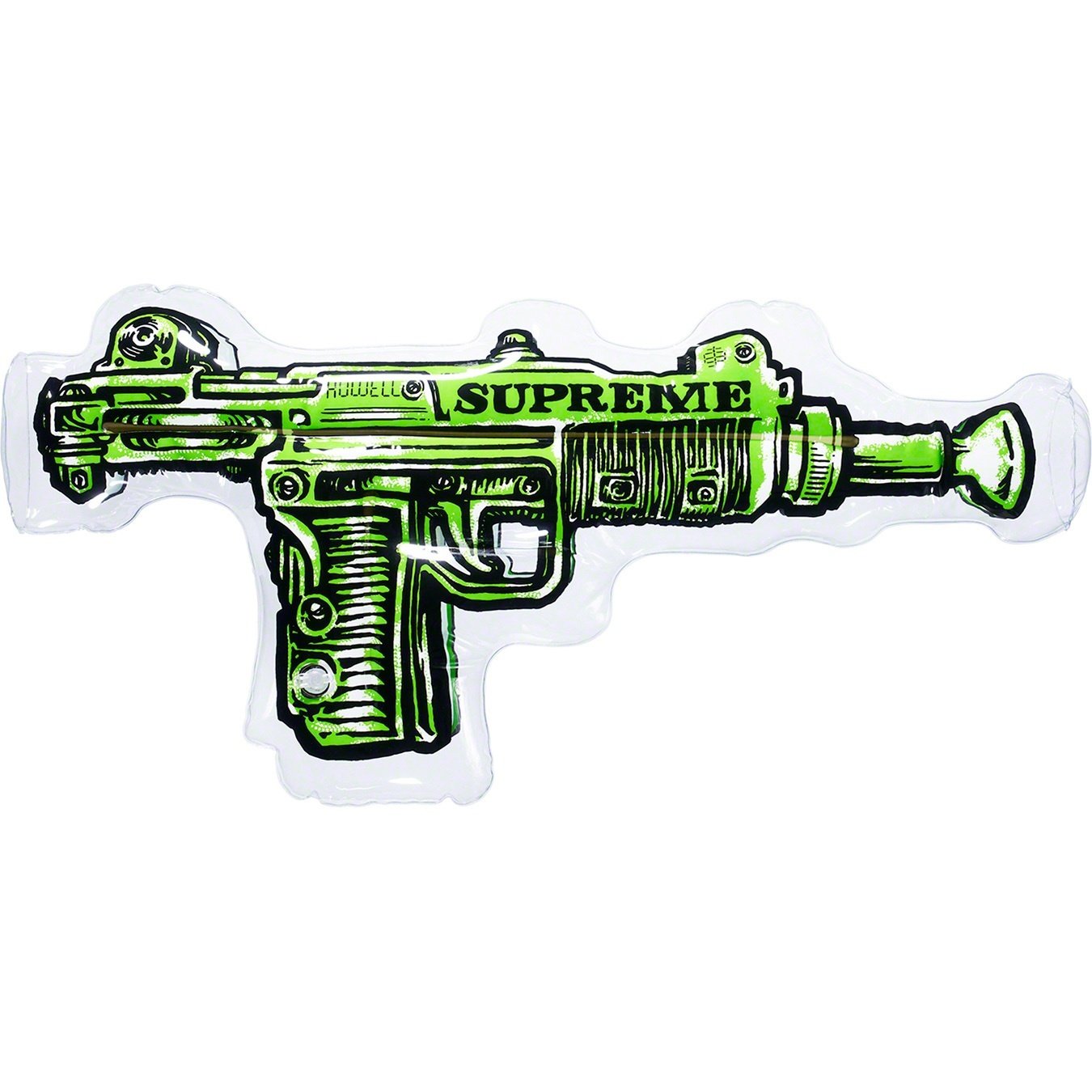 Supreme Toy Uzi Inflatable Pillow Lime