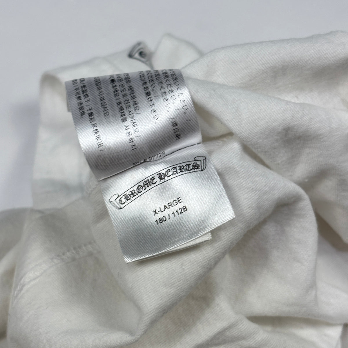 Chrome Hearts Horse Shoe Logo Pocket T-Shirt White