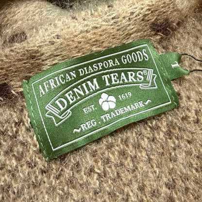 Denim Tears Mohair Animal Print Cardigan