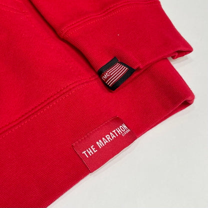 The Marathon Clothing Box Logo Hoodie Red