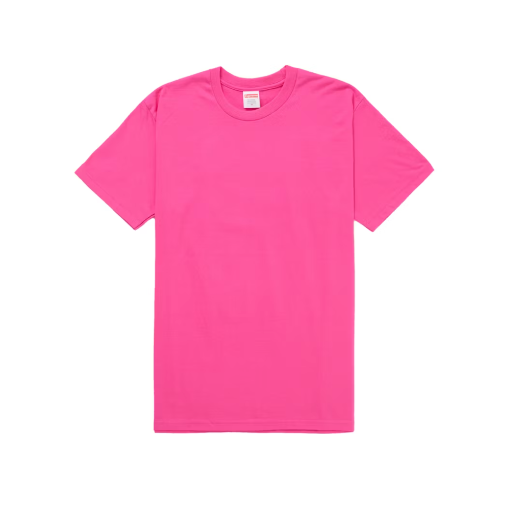 Supreme Tape Tee Fuchsia