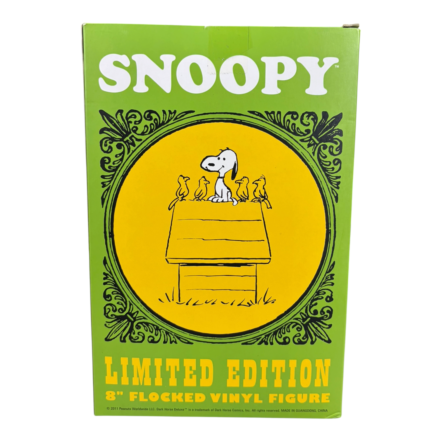 Darkhouse Snoopy 8" Flocked Vinyl Figure Tangerine