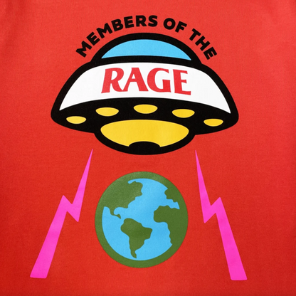 Members of The Rage Logo Long Sleeve Infrared
