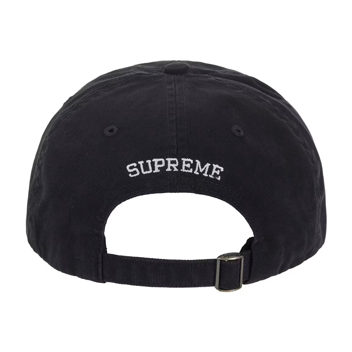 Supreme Washed Canvas S Logo 6-Panel Back (FW26)