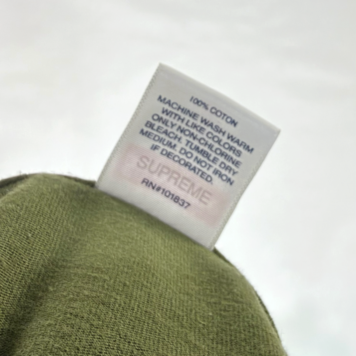 Supreme Faces L/S Tee Olive