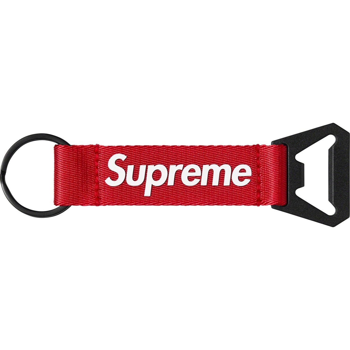 Supreme Red Bottle Opener Key Chain