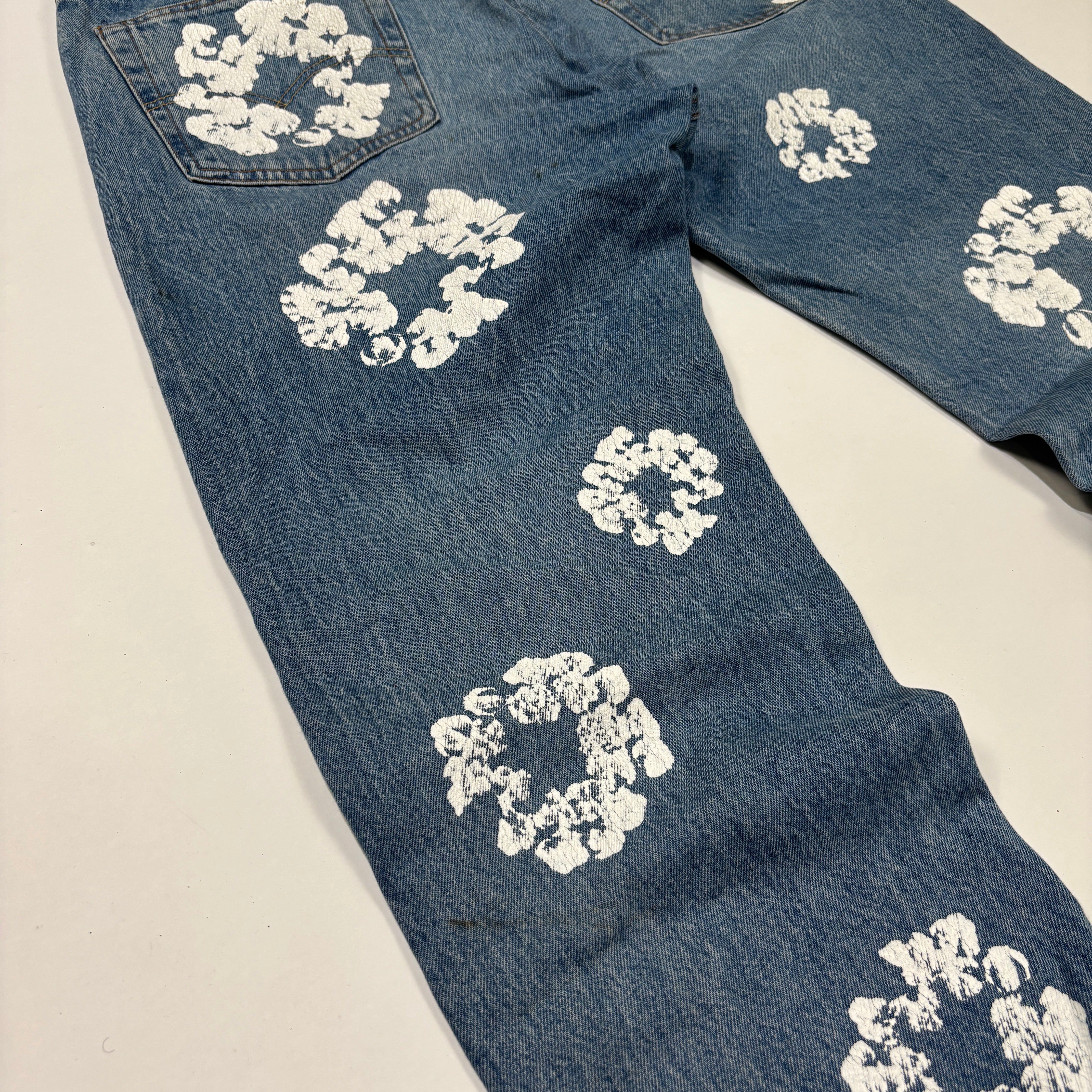 Denim Tears x Levi's Cotton Wreath Jean Light Wash