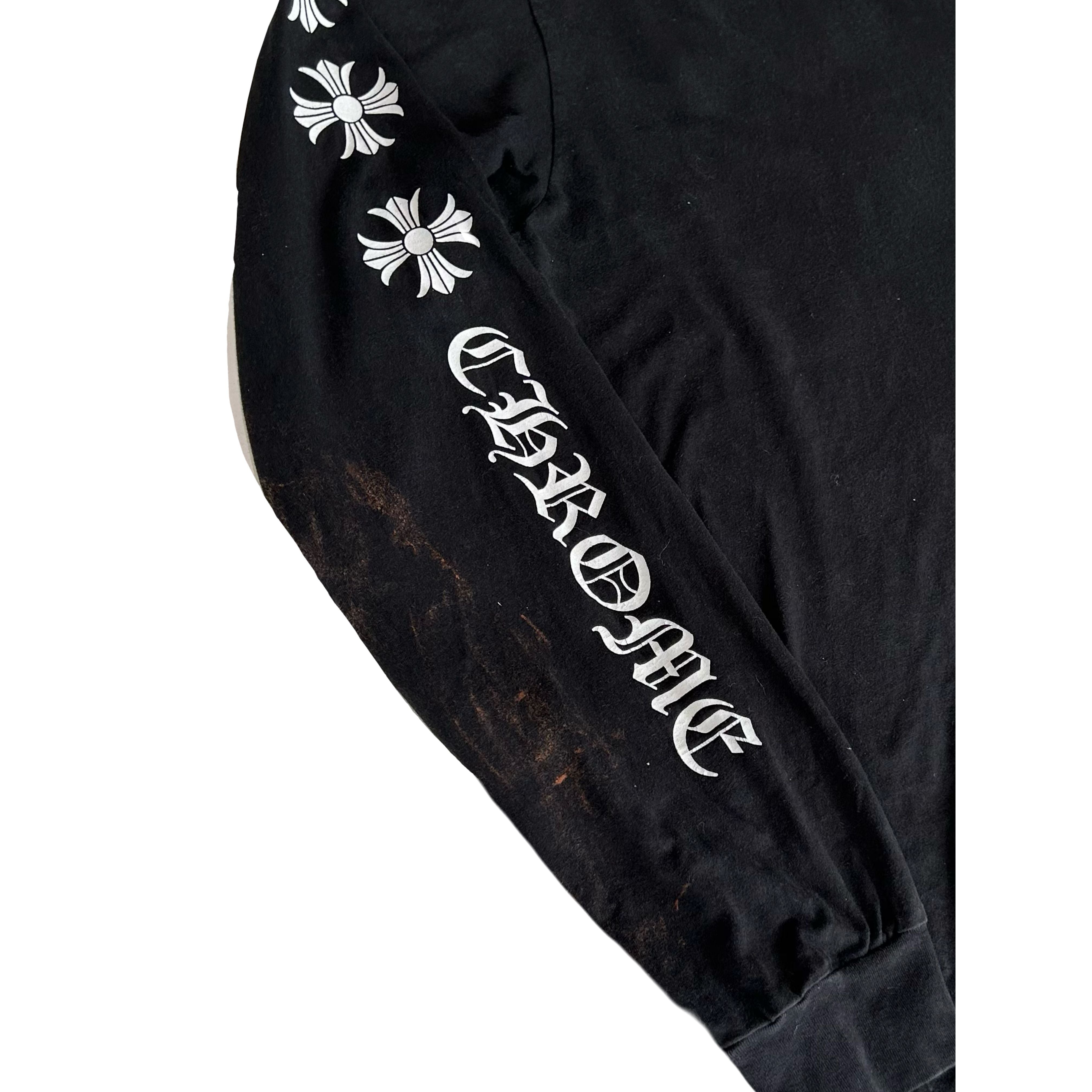 Chrome Hearts Cross Lettering LS Tee Black