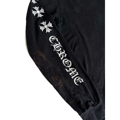 Chrome Hearts Cross Lettering LS Tee Black
