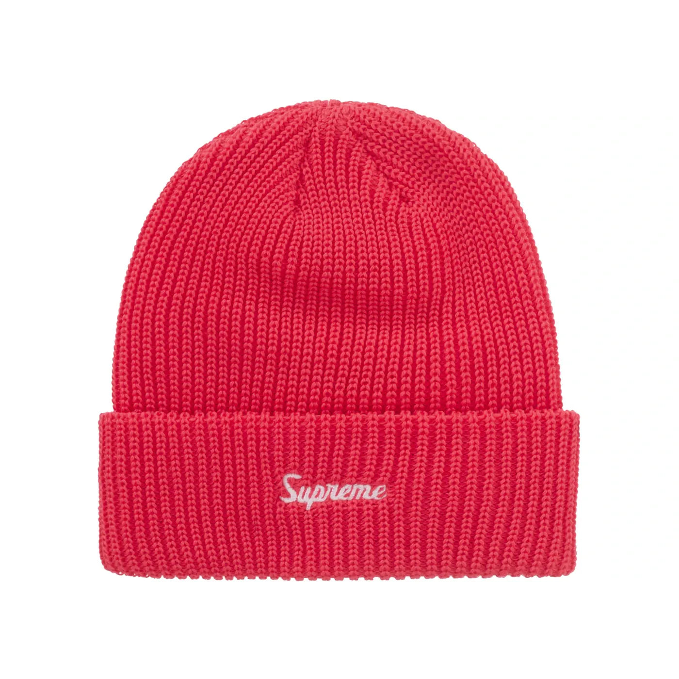 Supreme Loose Gauge Beanie (FW25) Bright Red