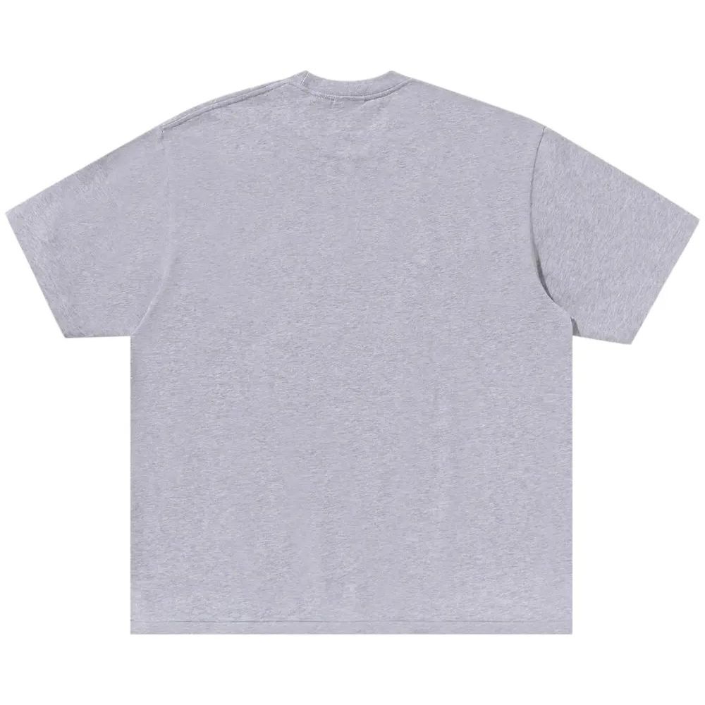 BAPE ABC Camo Logo Relaxed Fit Tee Grey