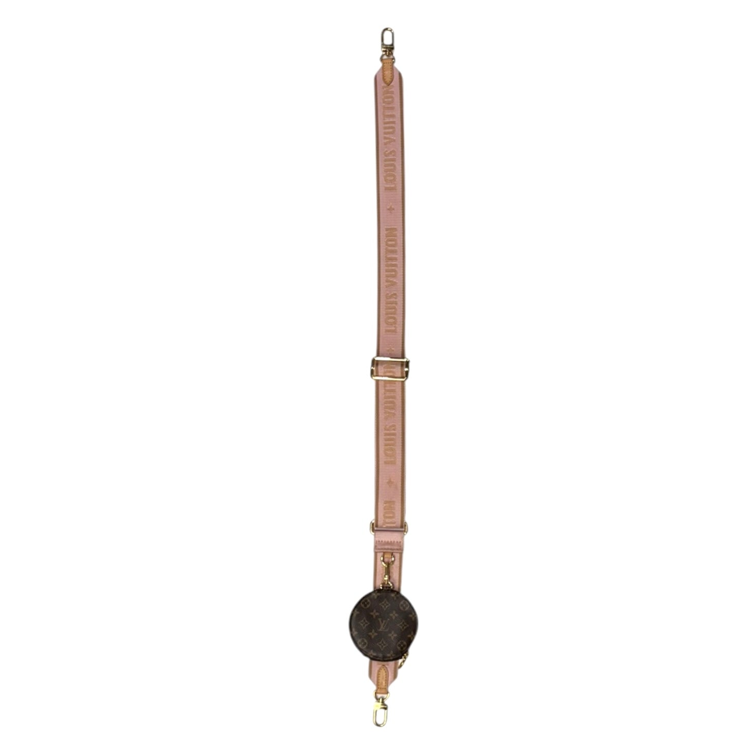 Louis Vuitton Monogram Multi-Pochette Accessories Bandouliere Shoulder Strap Rose Clair