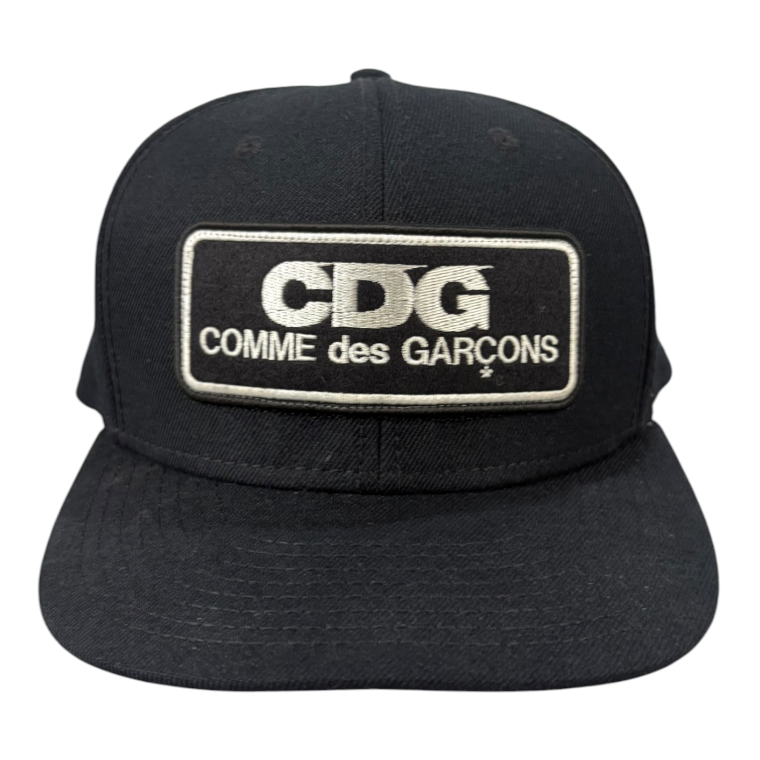 Comme des Garçons CDG Logo Patch Hat Black