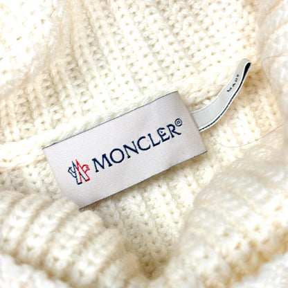 Moncler Snap Sleeve Sweater Cream