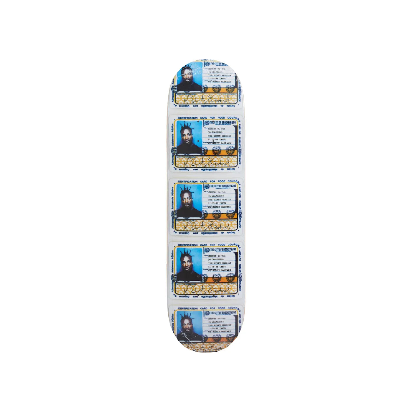 Supreme Ol' Dirty Bastard Skateboard Deck Multicolor