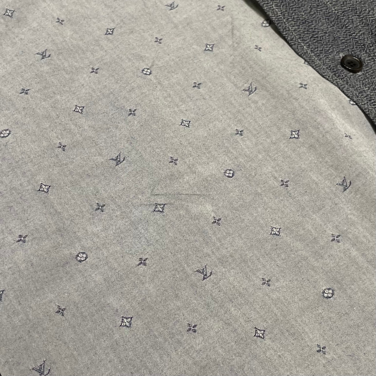 Louis Vuitton Cotton Monogram Shirt Grey