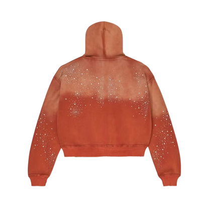 Vale Forever Classico Zip Up Hoodie Orange
