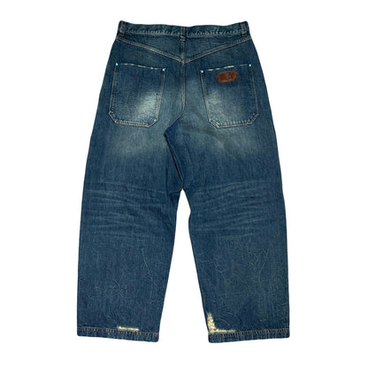 Louis Vuitton Turqoise Double Knee Jeans